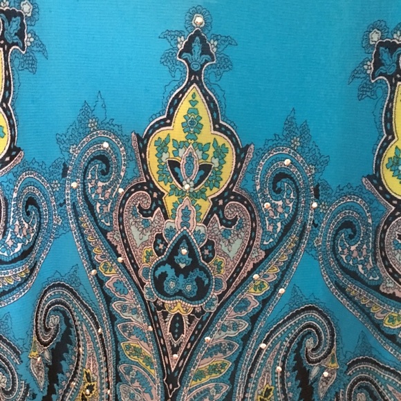 INC International Concepts Bat Sleeve Summer Top - Picture 3 of 8